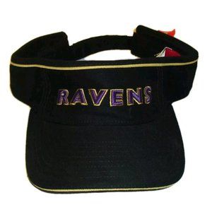 Baltimore Ravens Reebok Mens Black Color Visor Hat One Size New Nfl